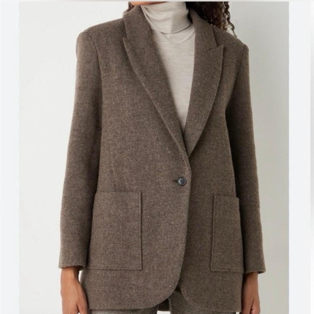 ba&sh jacket oversized wool